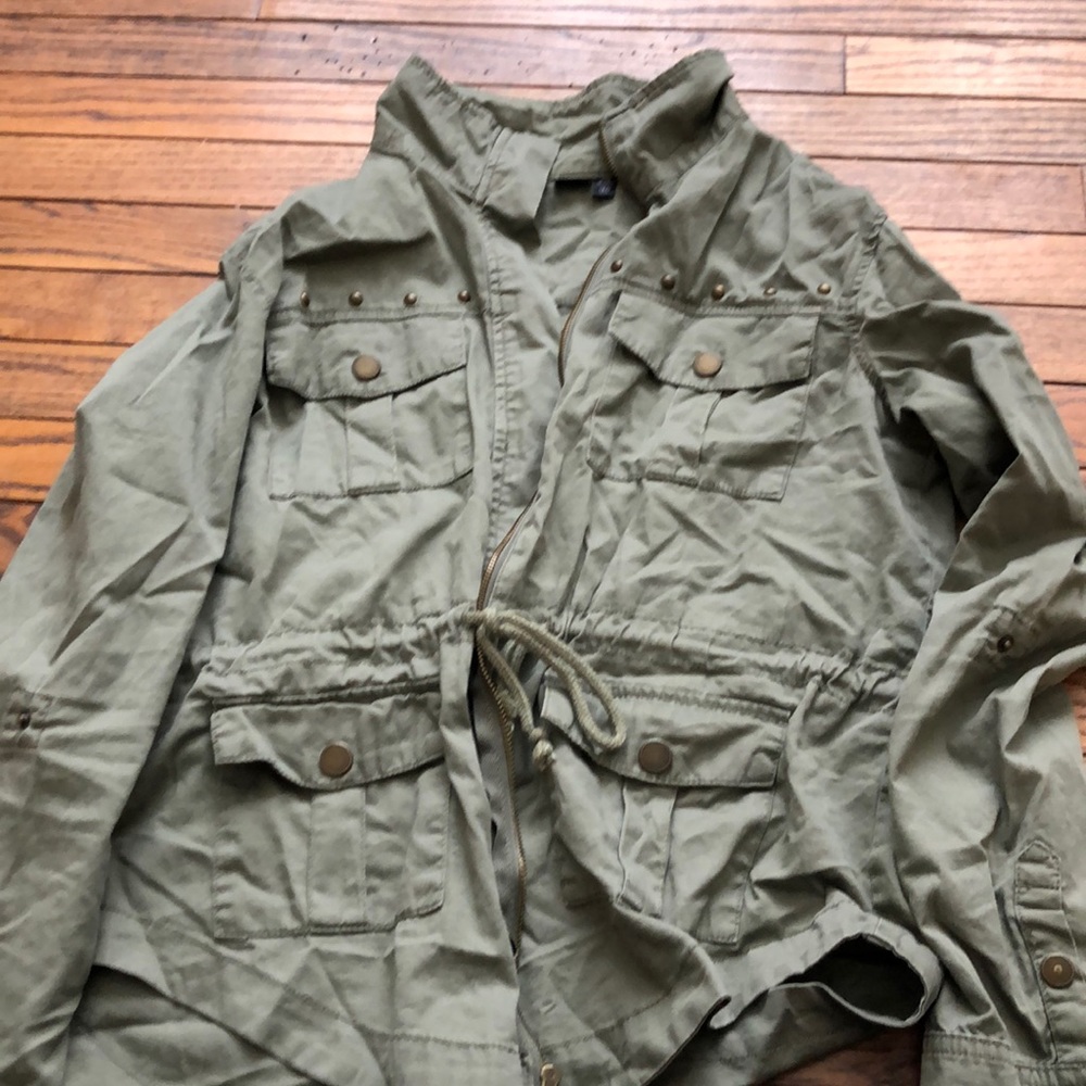 Army green jacket